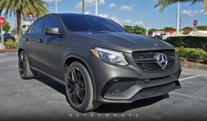 Mercedes-AMG GLE63 S Coupe Matte Black by MetroWrapz '2016